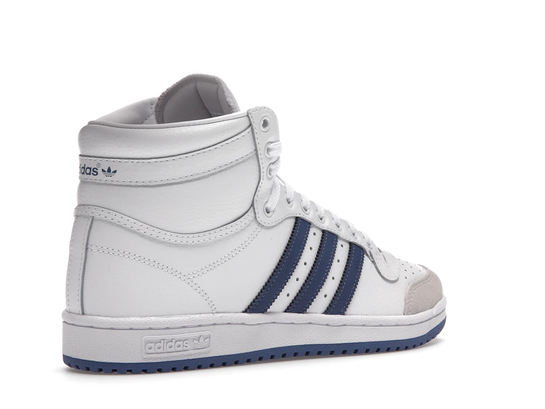 adidas Top Ten White Crew Blue