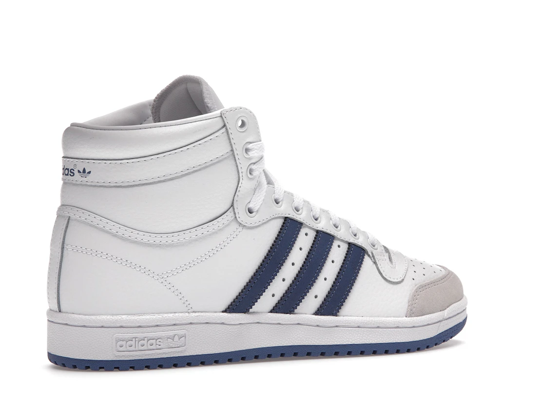 adidas Top Ten White Crew Blue