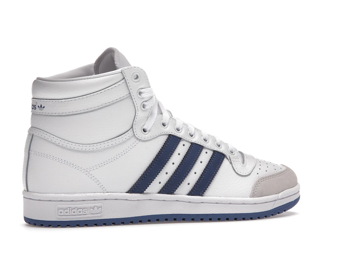 adidas Top Ten White Crew Blue