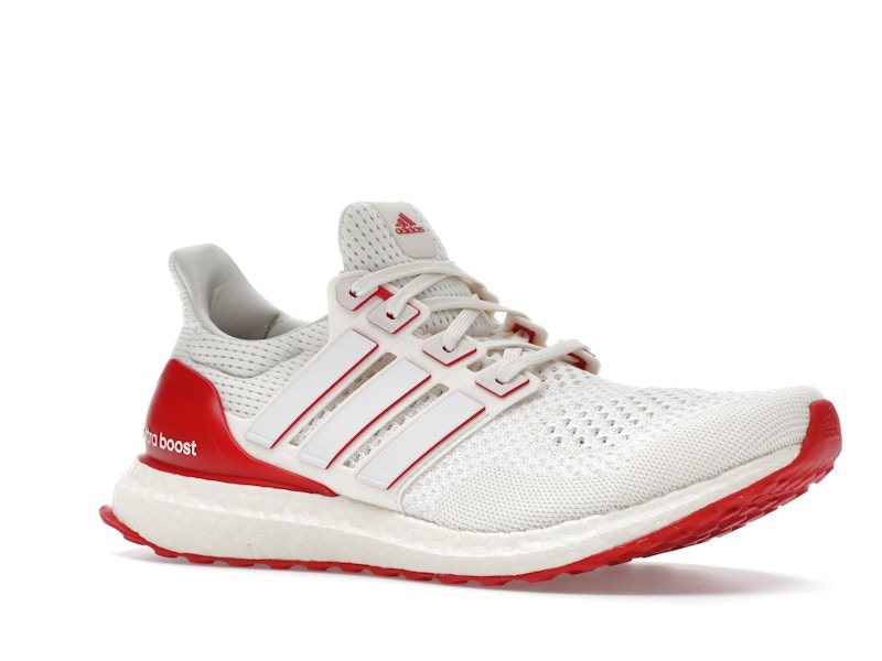 adidas Ultra Boost 1.0 Chalk White Scarlet