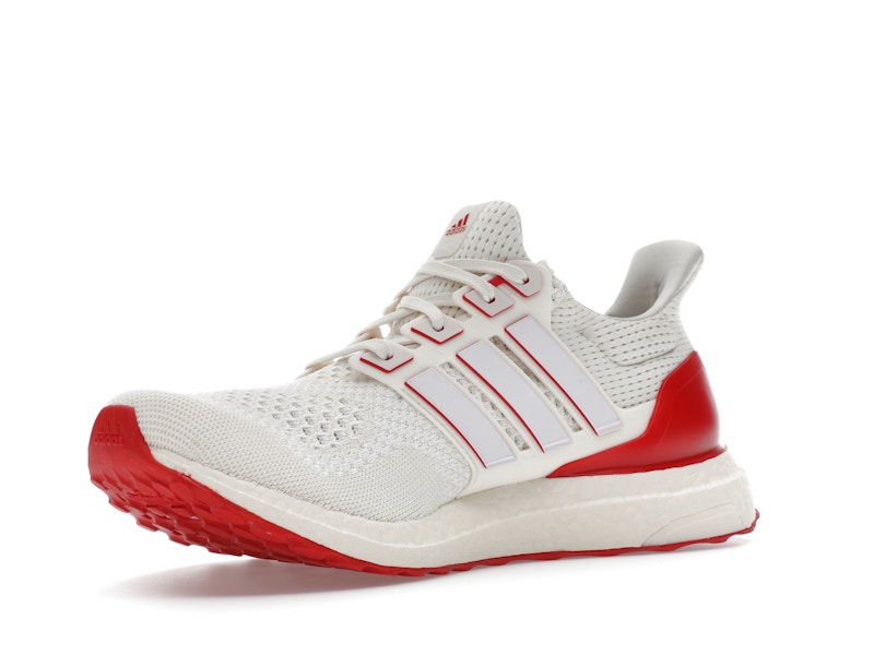 adidas Ultra Boost 1.0 Chalk White Scarlet