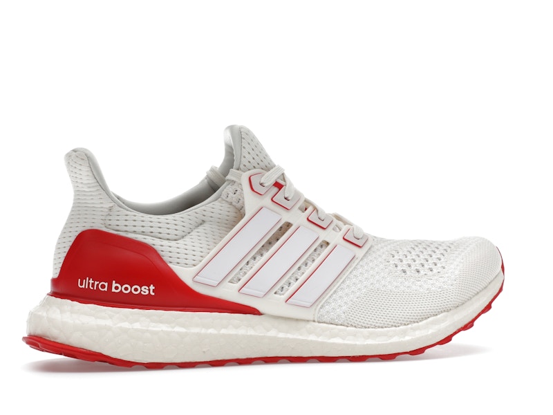 adidas Ultra Boost 1.0 Chalk White Scarlet