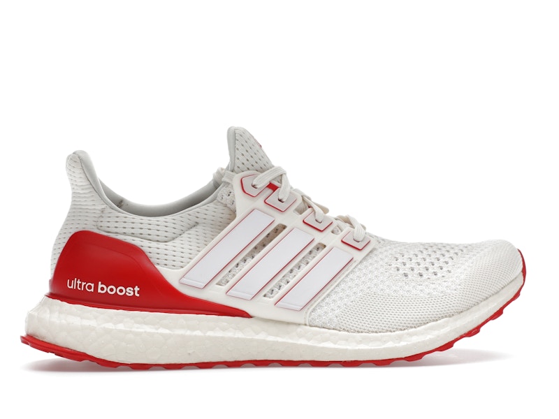adidas Ultra Boost 1.0 Chalk White Scarlet