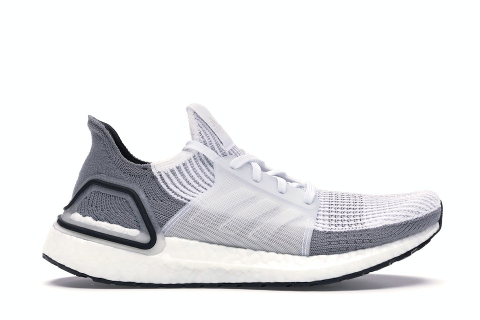 adidas Ultra Boost 19 Cloud White Grey Two (Women's) - - US