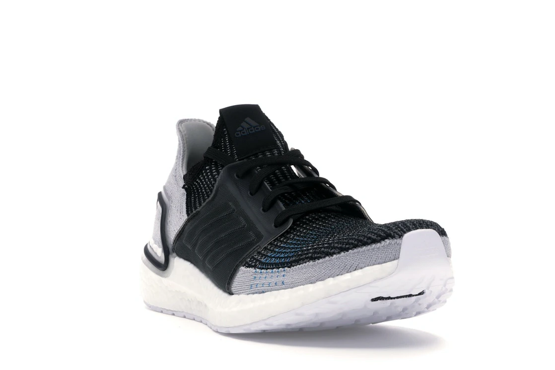 adidas Ultra Boost 19 Core Black Grey Six Shock Cyan