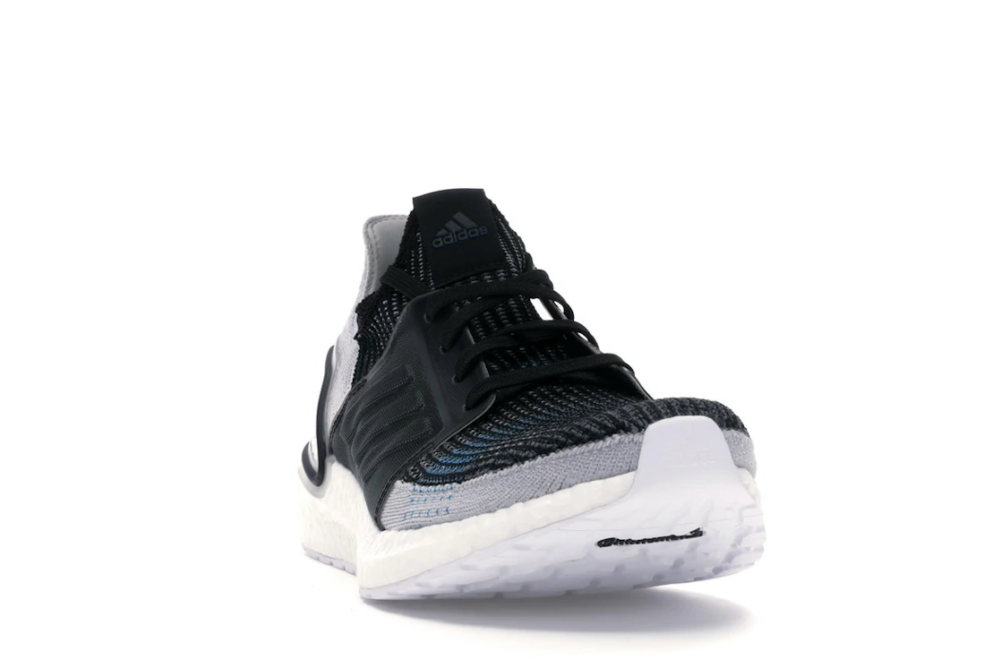 adidas Ultra Boost 19 Core Black Grey Six Shock Cyan