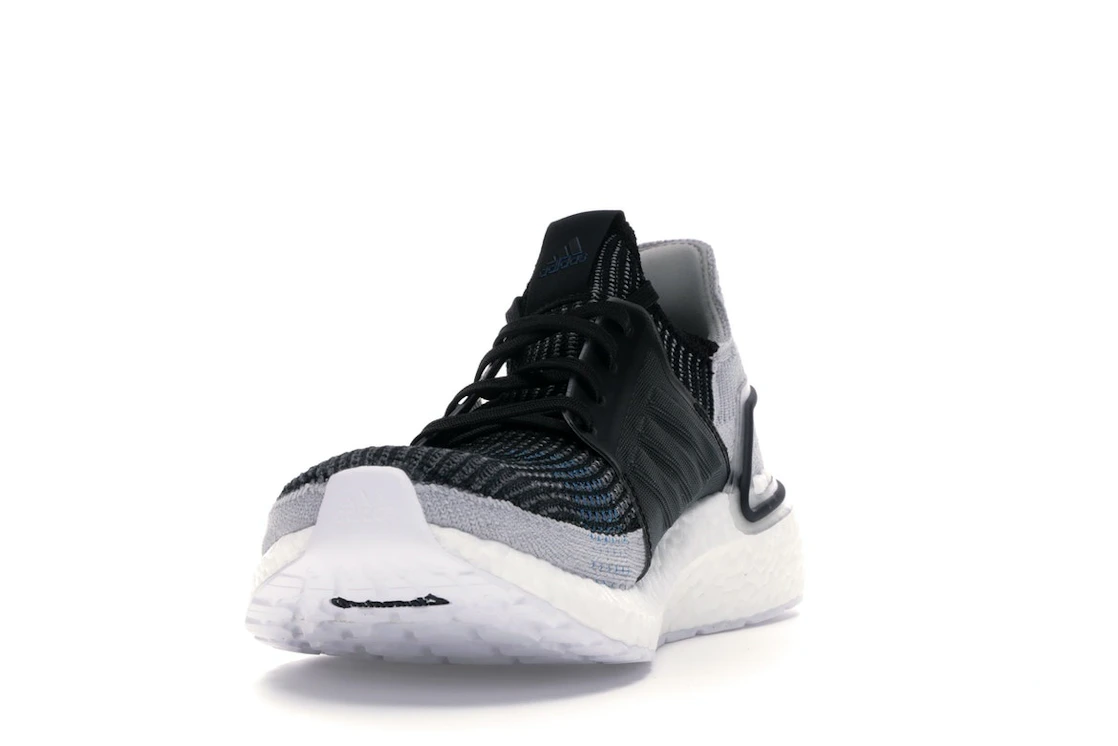 adidas Ultra Boost 19 Core Black Grey Six Shock Cyan