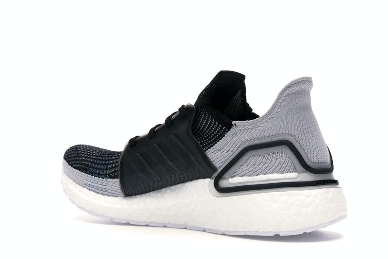 adidas Ultra Boost 19 Core Black Grey Six Shock Cyan