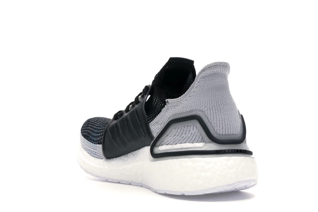 adidas Ultra Boost 19 Core Black Grey Six Shock Cyan