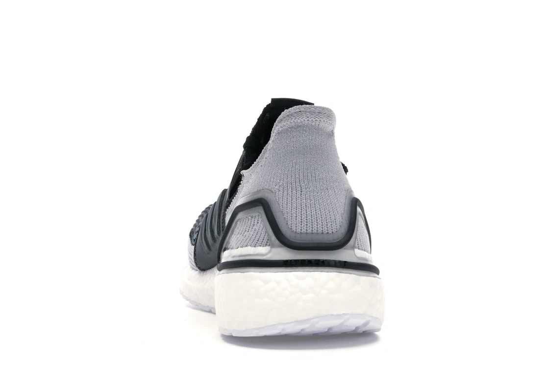 adidas Ultra Boost 19 Core Black Grey Six Shock Cyan