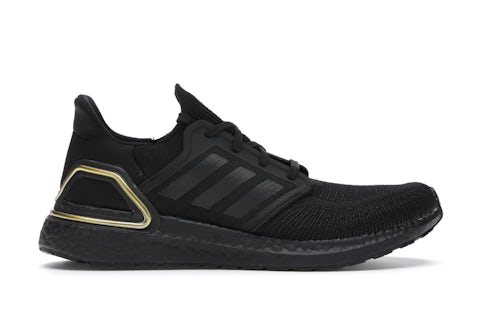 adidas Ultra Boost 20 Core Black Gold Metallic Men's - EG0754 - US adidas Ultra Boost 20 Core Black Gold Metallic Men's - EG0754 - US