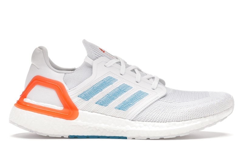 Ultraboost 20 white orange top