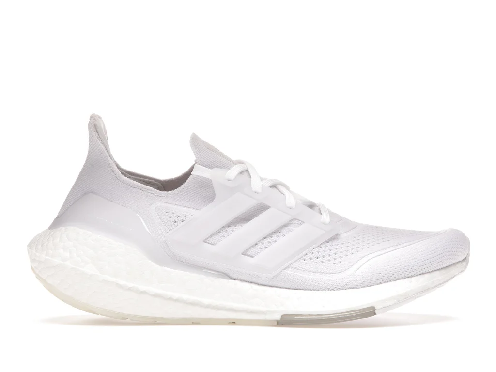 adidas Ultra Boost 21 Triple White Men's - FY0379 - US