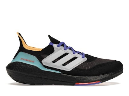 adidas Ultra Boost 21 Pulse Aqua Black Men's S23870 US