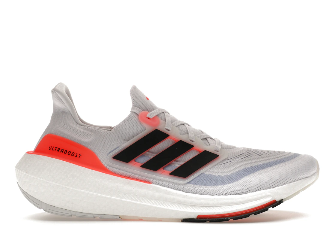 adidas Ultra Boost Light White Black Solar Red
