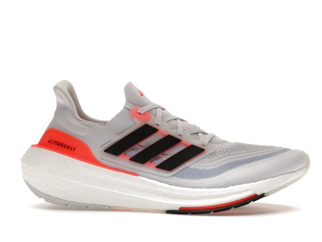 adidas Ultra Boost Light White Black Solar Red