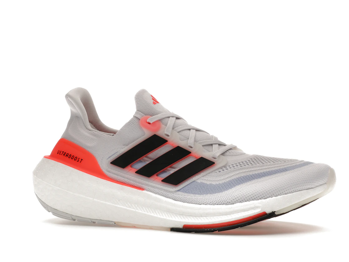 adidas Ultra Boost Light White Black Solar Red