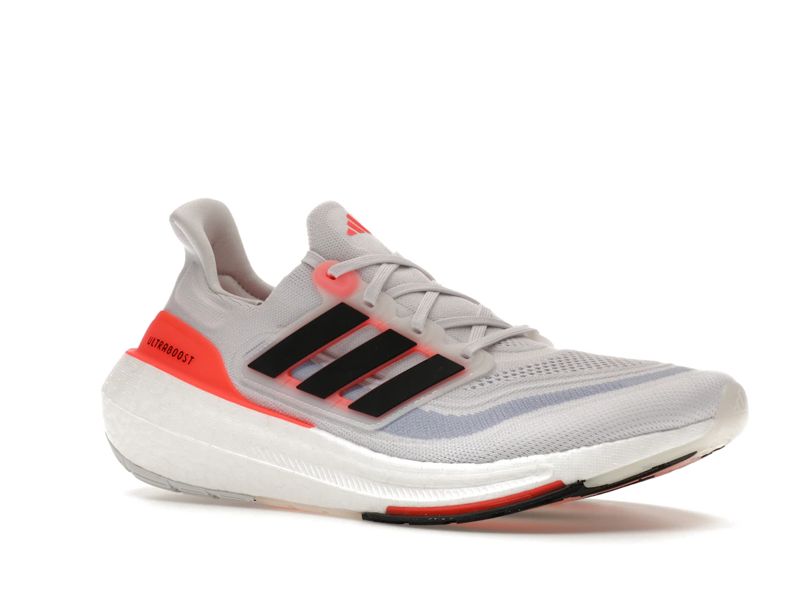 adidas Ultra Boost Light White Black Solar Red