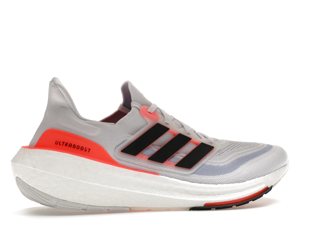 adidas Ultra Boost Light White Black Solar Red