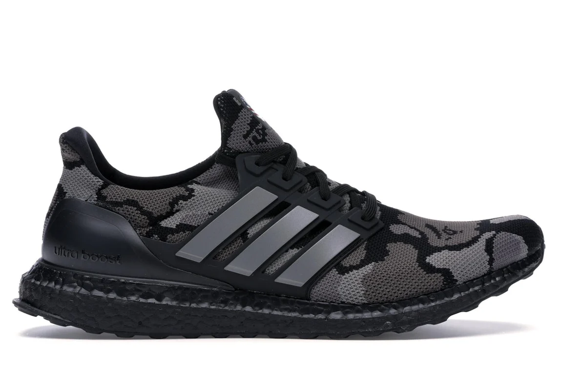 adidas Ultra Boost 4.0 Bape Camo Black Men's - G54784 - US