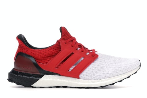 adidas Ultra Boost 4.0 White Red Black Men's - G28999 - US adidas Ultra Boost 4.0 White Red Black Men's - G28999 - US