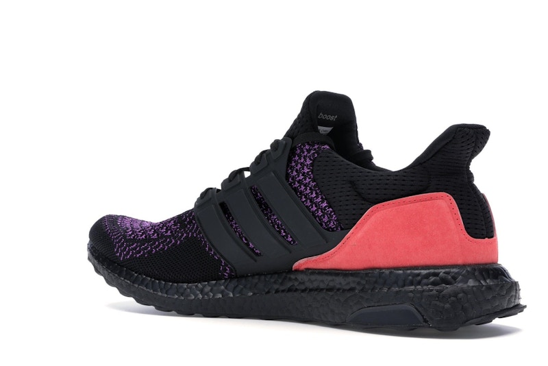 Ultra boost core black active purple shock red Clearance