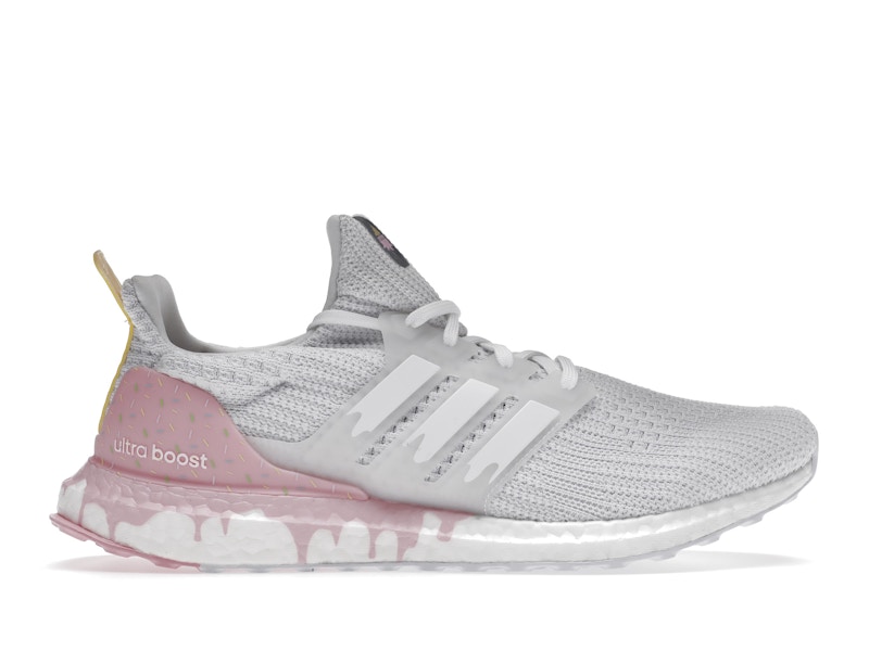 Adidas ultra boost top white grey cream