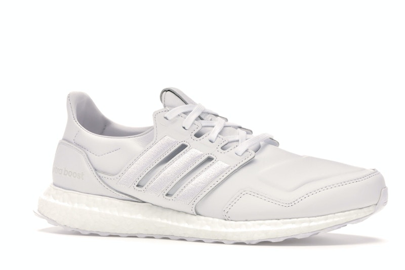 Adidas ultraboost leather white clearance