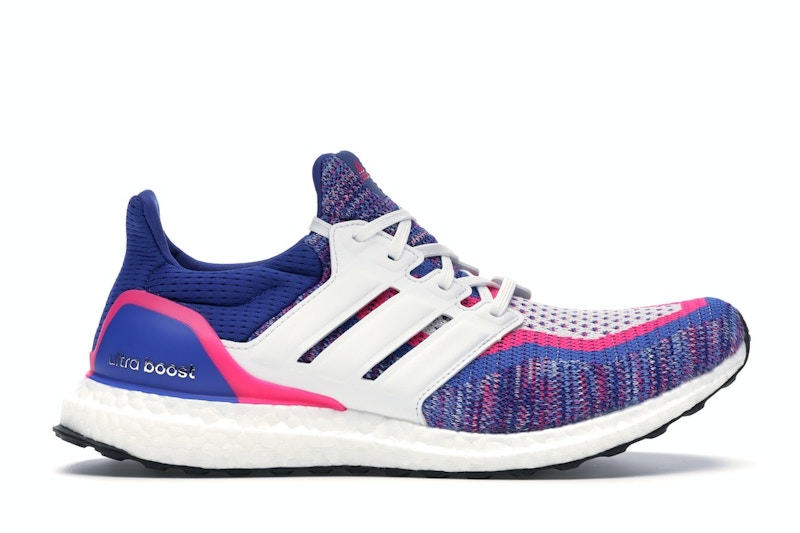 adidas Ultra Boost Real Blue Shock Pink Men s EG8107 US
