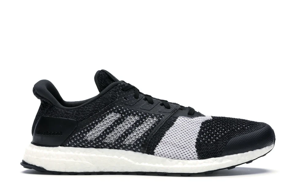 adidas Ultra Boost ST Black White Carbon 0