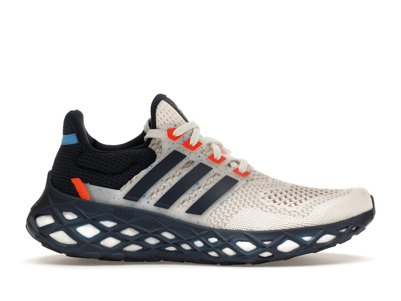 adidas Ultra Boost Web DNA Chalk White Collegiate Navy Men s GX2135 US