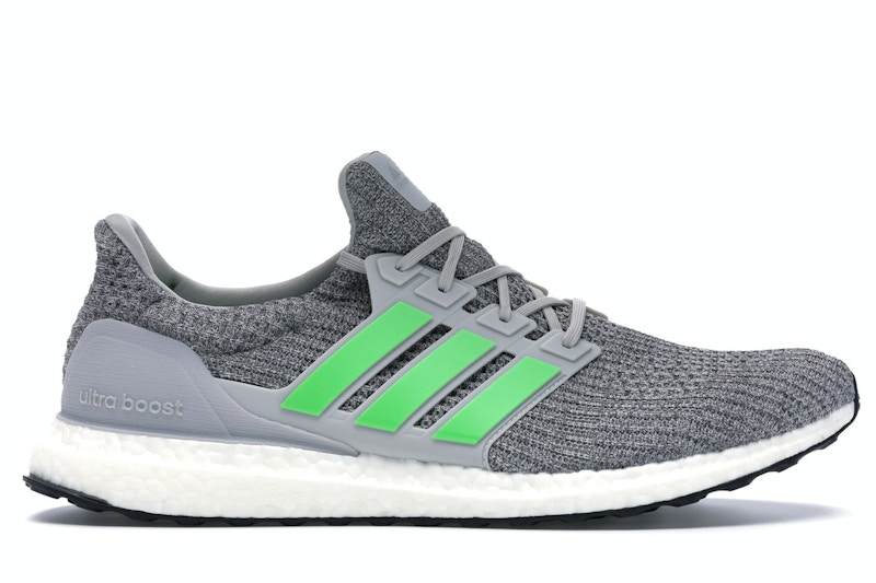 adidas Ultraboost 4.0 Grey Lime Men s F35235 US