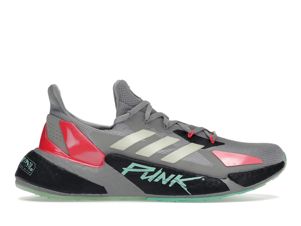 adidas X9000L4 Cyberpunk 2077 Grey Yellow Zest Pink 0
