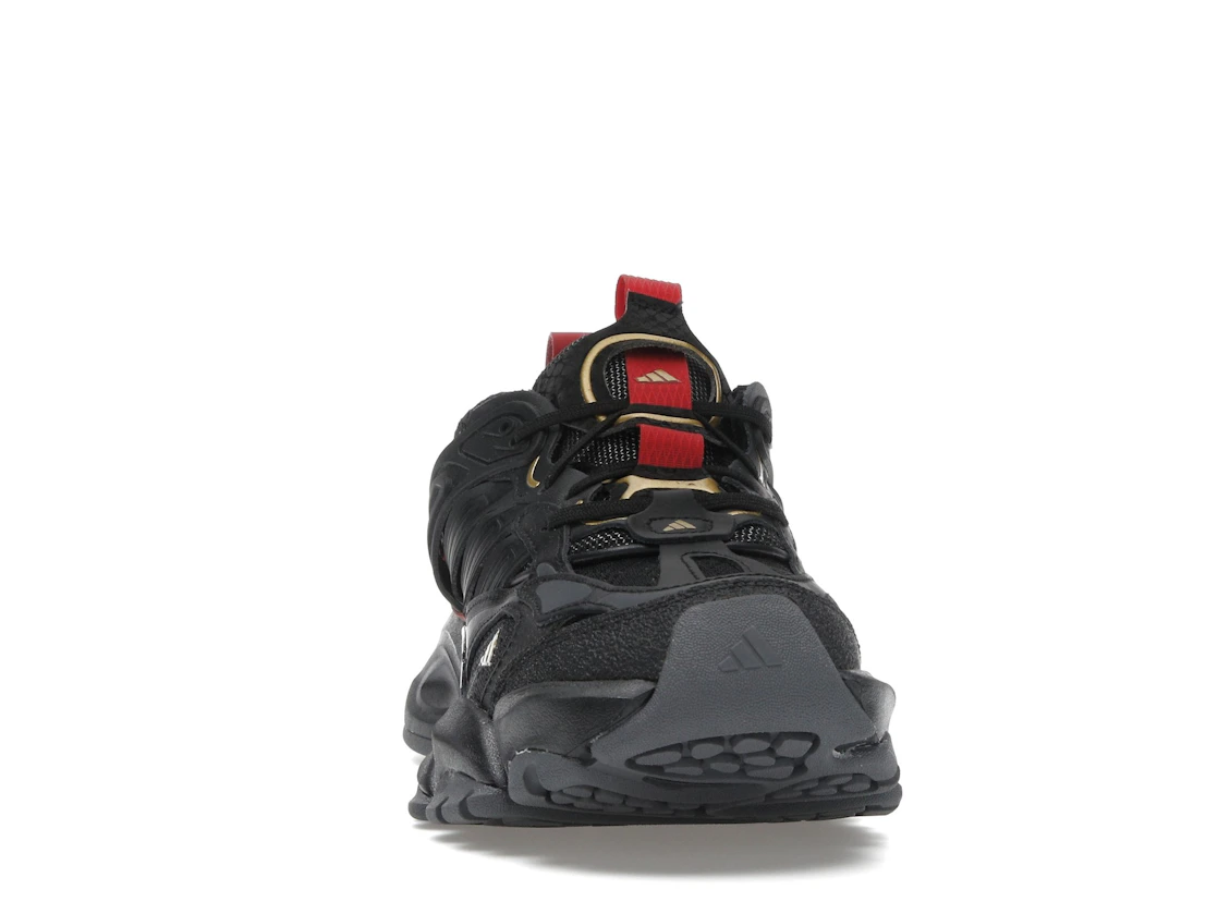 adidas XLG Runner Deluxe Black Gold Metallic Red