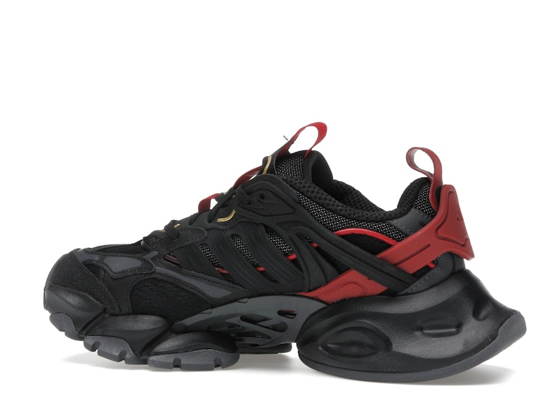 adidas XLG Runner Deluxe Black Gold Metallic Red