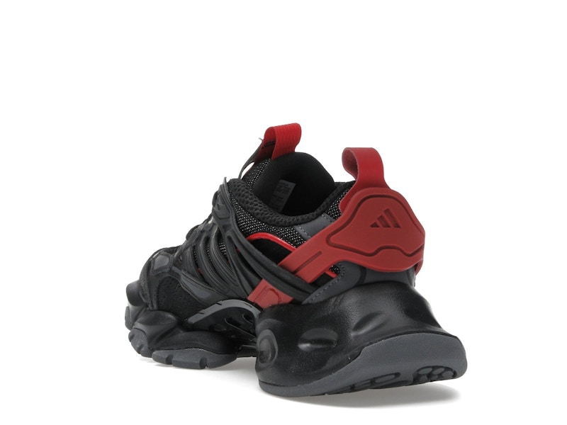 adidas XLG Runner Deluxe Black Gold Metallic Red