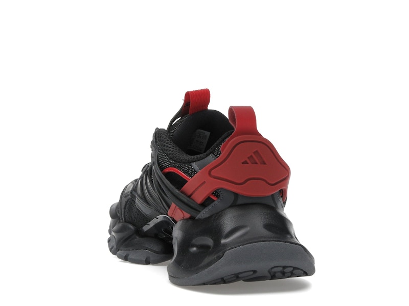 adidas XLG Runner Deluxe Black Gold Metallic Red