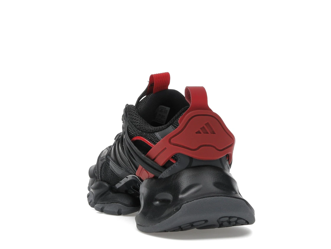 adidas XLG Runner Deluxe Black Gold Metallic Red