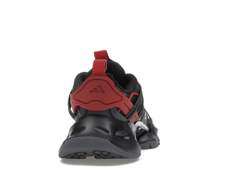 adidas XLG Runner Deluxe Black Gold Metallic Red