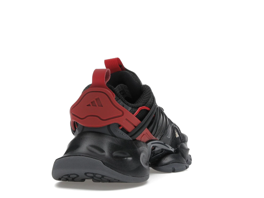 adidas XLG Runner Deluxe Black Gold Metallic Red