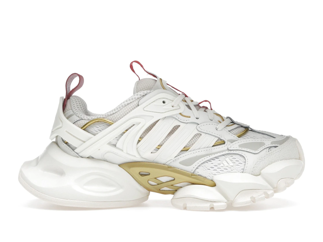 adidas XLG Runner Deluxe Off White Gold Metallic Red