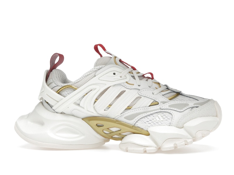 adidas XLG Runner Deluxe Off White Gold Metallic Red