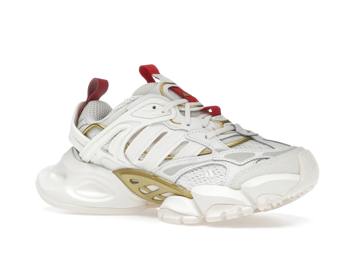 adidas XLG Runner Deluxe Off White Gold Metallic Red