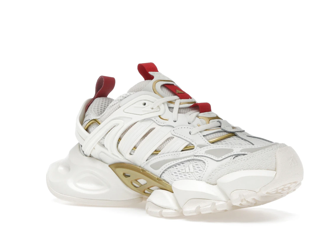 adidas XLG Runner Deluxe Off White Gold Metallic Red