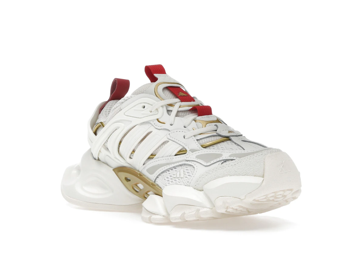 adidas XLG Runner Deluxe Off White Gold Metallic Red