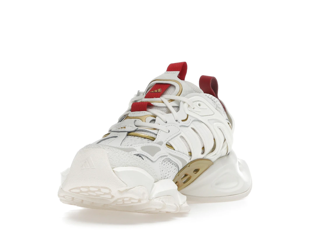 adidas XLG Runner Deluxe Off White Gold Metallic Red