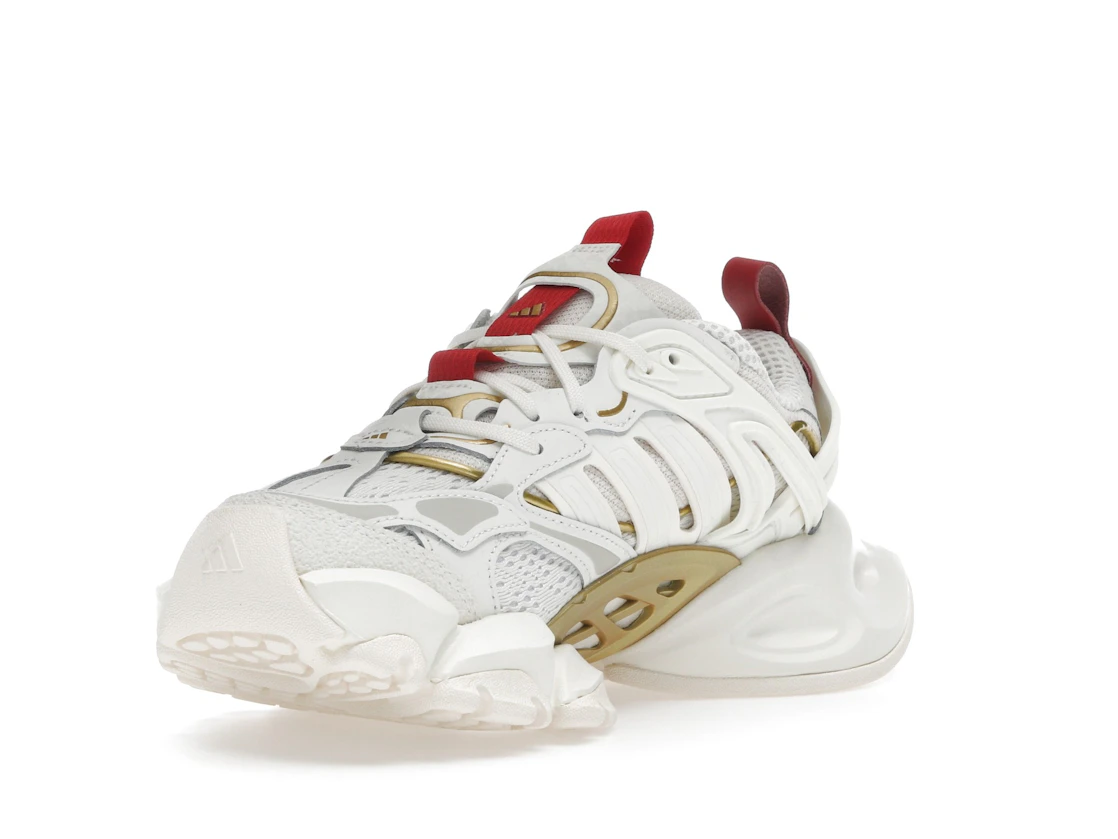 adidas XLG Runner Deluxe Off White Gold Metallic Red