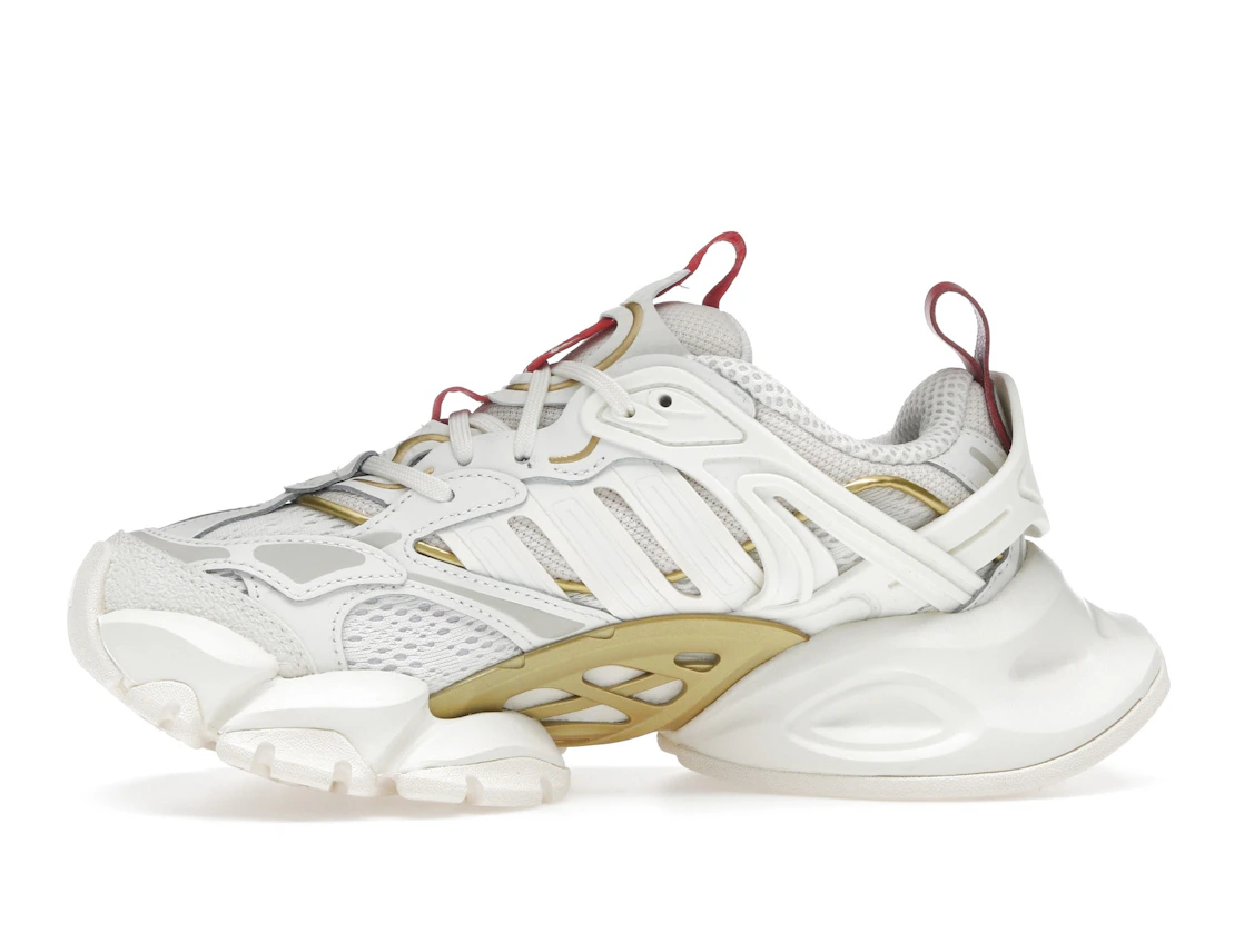 adidas XLG Runner Deluxe Off White Gold Metallic Red