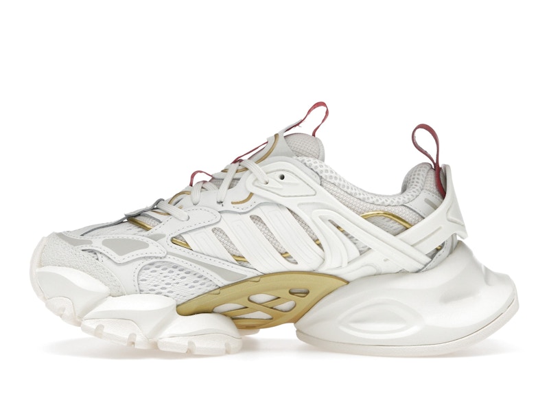 adidas XLG Runner Deluxe Off White Gold Metallic Red