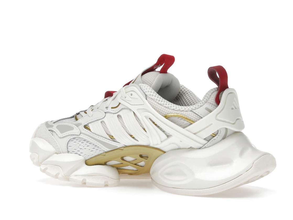 adidas XLG Runner Deluxe Off White Gold Metallic Red